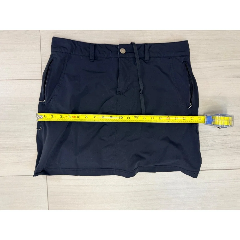REI Co-op Northway Skort Black Hiking Skirt Sz 10 Gorpcore‎ Outdoor Athletic